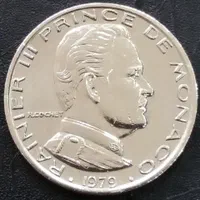 سکه کشور موناکو نایاب
