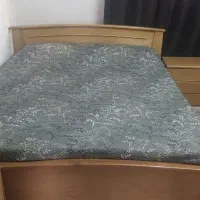 تخت خواب دونفره و پاتختی|تخت و سرویس خواب|تهران, قصر فیروزه ۲|دیوار
