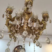 لوستر برنز فرشته ۱۰شاخه۲۰شعله ۴۰تومن