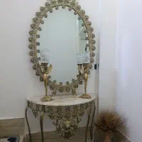 اینه کنسولی همراه با شمعدونی