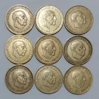 ۹عدد سکه خارجی
