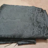 پارچه ژاکارد ابریشم گل دار وسنگین دار ۳متر