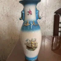 گلدان چینی عتیقه دو طرفه چهل سانت|مجسمه، تندیس، ماکت|تبریز, |دیوار