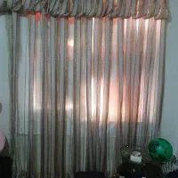 پرده حریر دو عدد|پرده، رانر، رومیزی|پردیس, فاز ۳|دیوار