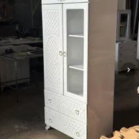 کمد لباس و ویترین مدل بیضی(خوران چوب)|جاکفشی، کمد، دراور|تبریز, |دیوار