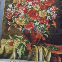 تابلو فرش دست بافت تلفیق ابریشم|تابلو فرش|پردیس, فاز ۴|دیوار