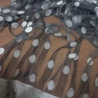 پرده آویز رنگ طوسی