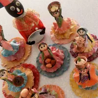 یک دست ۷سین عروسکی  جذاب با خمیر ایتالیایی