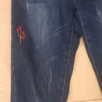 شلوار راسته گلدوزی شده