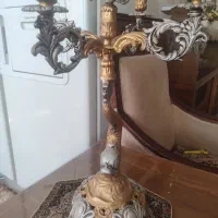 شمعدانی برنزی|مجسمه، تندیس، ماکت|قزوین, |دیوار