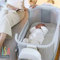 گهواره موزیکال تمیز وسالم|تخت و صندلی بچه|مشهد, موسوی قوچانی|دیوار