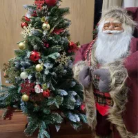 درخت کریسمس و بابانوئل خارجی