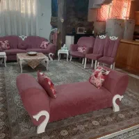 مبل ۹ نفره با سه عدد میز عسلی بزرگ و کوچک و صندلی|مبلمان خانگی و میز عسلی|اصفهان, شفق|دیوار