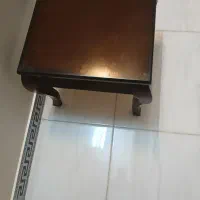 میز عسلی چوبی و یک عدد صندلی مدل کتابخانه ایی|مبلمان خانگی و میز عسلی|تهران, تختی|دیوار