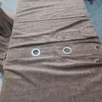 پرده شانل قهوه ای