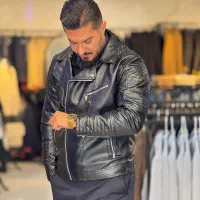 کاپشنی چرم چپ زیپ وارداتی|لباس|تبریز, |دیوار