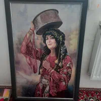 فرش ۹ مترس سالم و یک عدد تابلو|فرش|اسلام‌‌آباد غرب, |دیوار