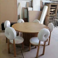 تولیدکننده انواع صندلی چوب راش|میز و صندلی غذاخوری|جاجرود, |دیوار