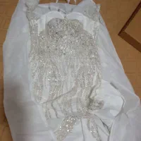 لباس عروس دو دامنه مدل ماهی