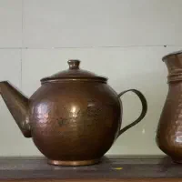 پارچ وقوری مسی وجاسیگاری مسی نو