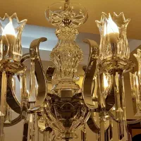 لوستر ۶ شاخه نقره ای روگاشکا اسلوونی