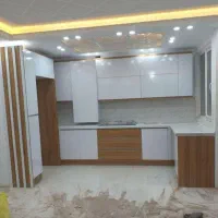 ممبران کابینت تمام چوب با باکس کمدی|مصالح و تجهیزات ساختمان|تویسرکان, |دیوار