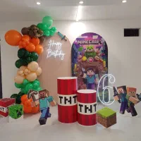 دکور تولد پاپیون پروانه بادکنک آرایی رنگ ارنگ|خدمات پذیرایی، مراسم|اصفهان, ارغوانیه|دیوار