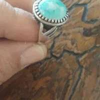 انگشتر فیروزه رکاب دست دلبر|جواهرات|ری, سرتخت|دیوار