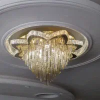 لوستر سایز ۸۰ بسیار زیبا|لوستر و چراغ آویز|همدان, |دیوار