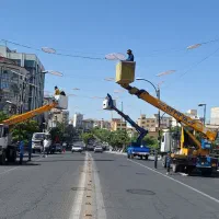 جرثقیل بالابر نفربر لجور کابین دار سبد دار پاکت