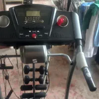 تردمیل ۵کاره با کمربندلرزشی لاغری دمبل