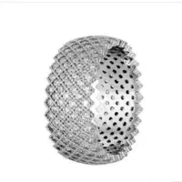 حلقه نقره مدل پرنسس