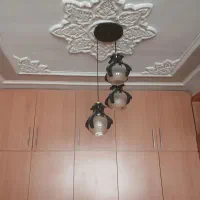 ۲عدد لوستر تمیز وچوبی|لوستر و چراغ آویز|اصفهان, چشمه باقرخان|دیوار