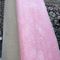 فرش شگی صورتی پنج متری