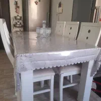 فروش میز ناهارخوری شش نفره سالم و تمیز