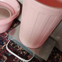 ظروف پلاستیکی صورتی نو|ظروف نگهدارنده، پلاستیکی، یک‌بارمصرف|یاسوج, |دیوار