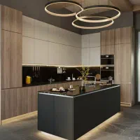 کابینت کمددیواری دکور تلوزیون پارکت قرنیز