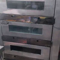 فر پیتزا تمام استیل ۳ طبقه