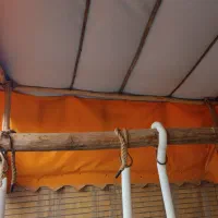 سایبان  برزنت ضخیم ضد اب و سایبان ۶ متری ریلی سبز|کوهنوردی و کمپینگ|شاهین‌شهر, عطار|دیوار