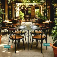 میز و صندلی چهارنفره ROXAN