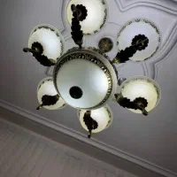 لوستر۹شاخه طرح برنز|لوستر و چراغ آویز|خوی, |دیوار