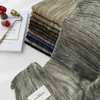 شال ابریشم میله ای