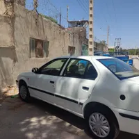 سمند lx ef7 دوگانه سوز کارخانه مدل 96 سفید روغنی