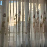 پرده کرم قهوه‌ای زیبا|پرده، رانر، رومیزی|کرج, اسلام‌آباد|دیوار