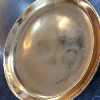 سینی دو لایه برنجی چکش کاری، هندی، نو