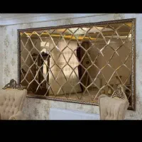 تولید آینه بکلایت. شکسته و پازل