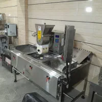 دستگاه فلافل زن دونازل سه لگن با ترموستات دیجیتالی