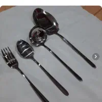 ست قاشق چنگال کفگیر ملاقه بزرگ ملاقه کوچک یونیک|ظروف سرو و پذیرایی|محمدشهر, محمدشهر|دیوار