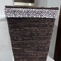 سبد لباس و سطل و جا دستمال کاغذی