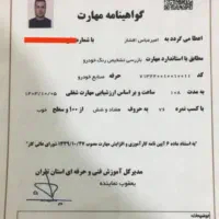 کارشناسی تخصصی سیار رنگ/فنی/بدنه/خودرو /برگه معتبر